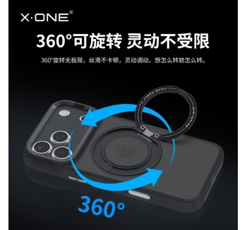 【vlog神器】xone適用蘋果17手機殼iPhone17promax磁吸支架新款防摔air保護套360°旋轉pro外殼鏡頭全包高端
