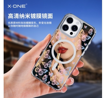 Xone適用蘋果16手機(jī)殼16promax新款外殼磁吸充電iPhone16plus超火鏡面保護(hù)套高顏值16pro超好看手機(jī)套女獨(dú)特 可開發(fā)票