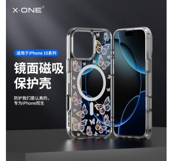 Xone適用蘋果16手機(jī)殼16promax新款外殼磁吸充電iPhone16plus超火鏡面保護(hù)套高顏值16pro超好看手機(jī)套女獨(dú)特 可開發(fā)票